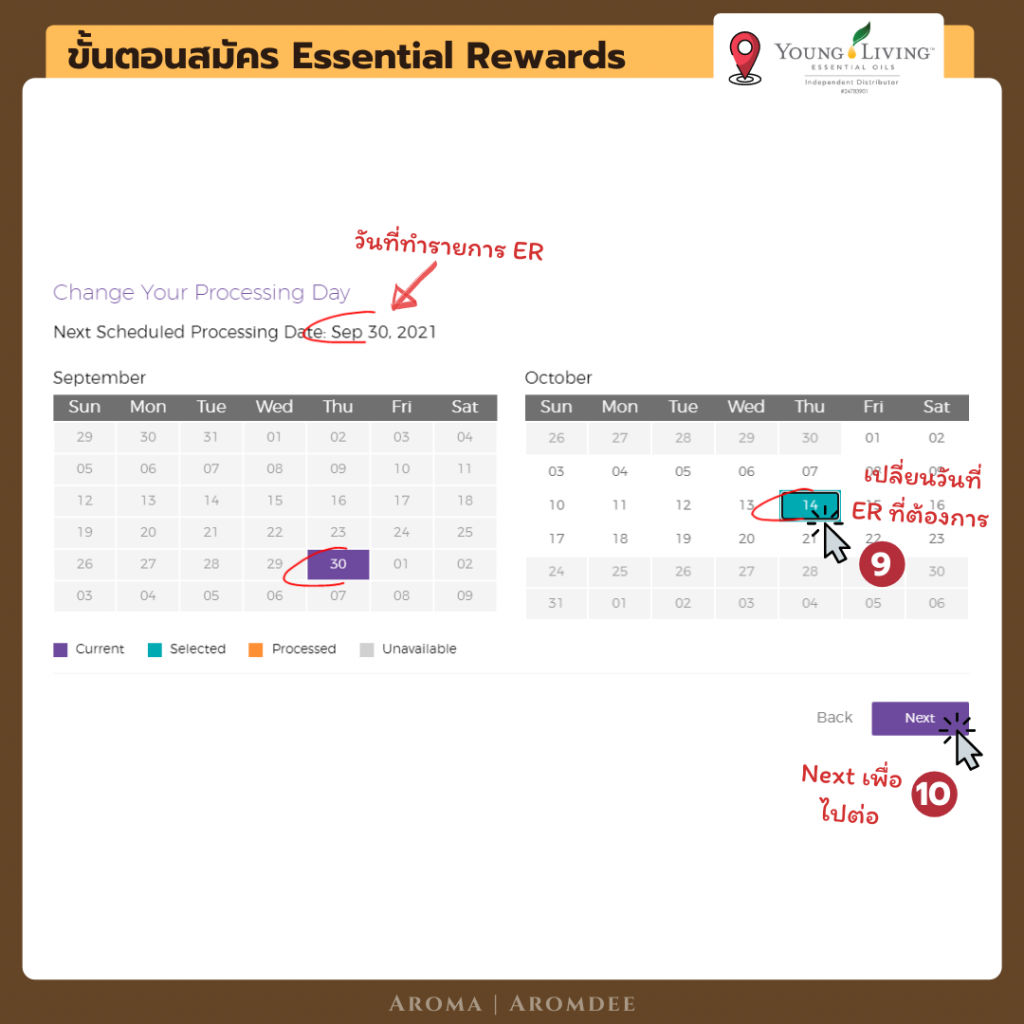ภาพประกอบเนื้อหา รีวิว Young Living Essential Rewards คืออะไร? ทำไมใครๆก็ว่าดี!? er enroll step 5