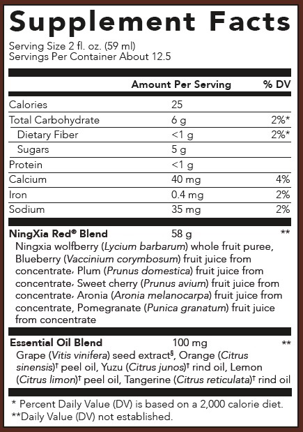 ningxia red supplement facts