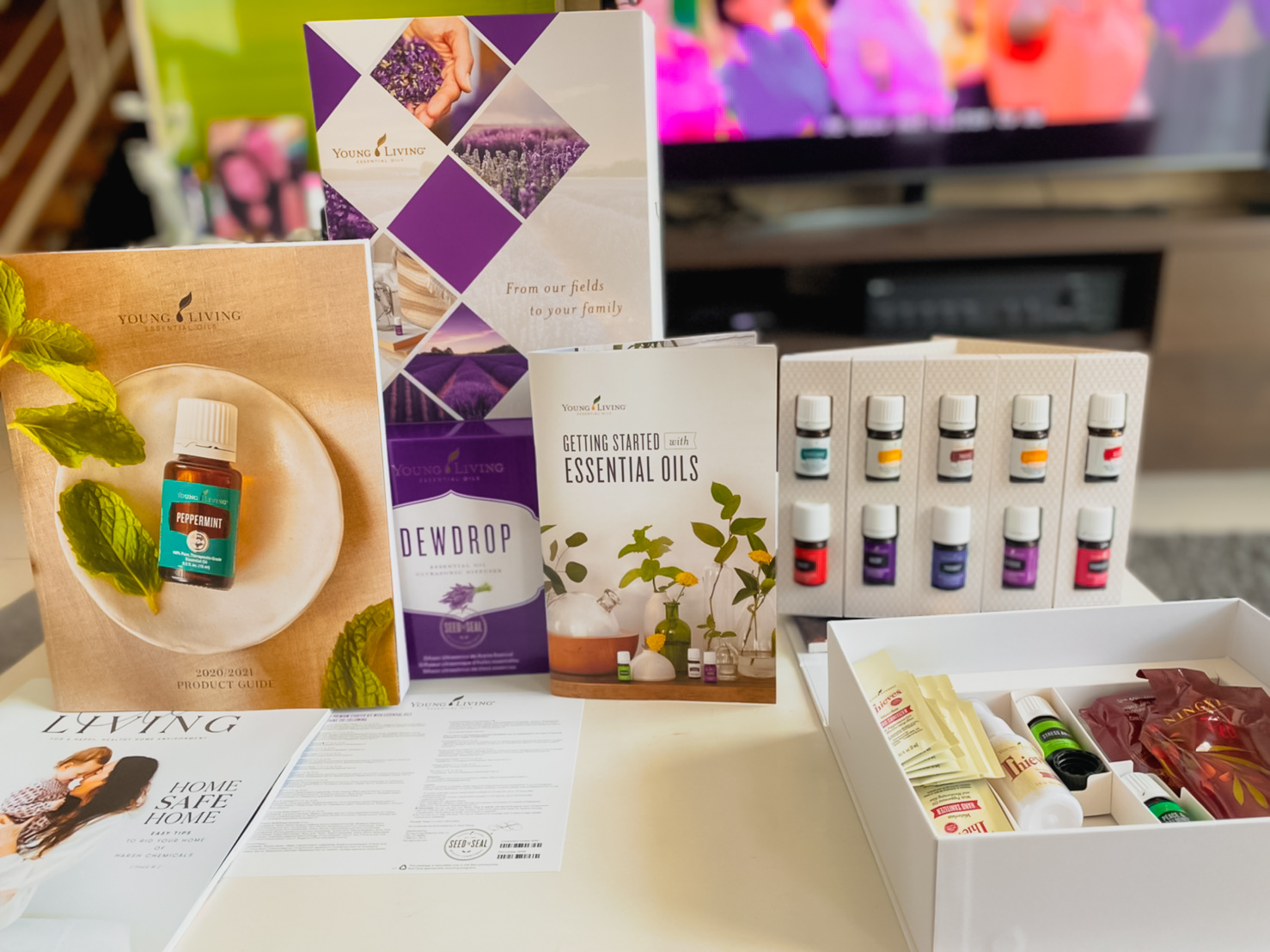 young living premium starter kit set unbox
